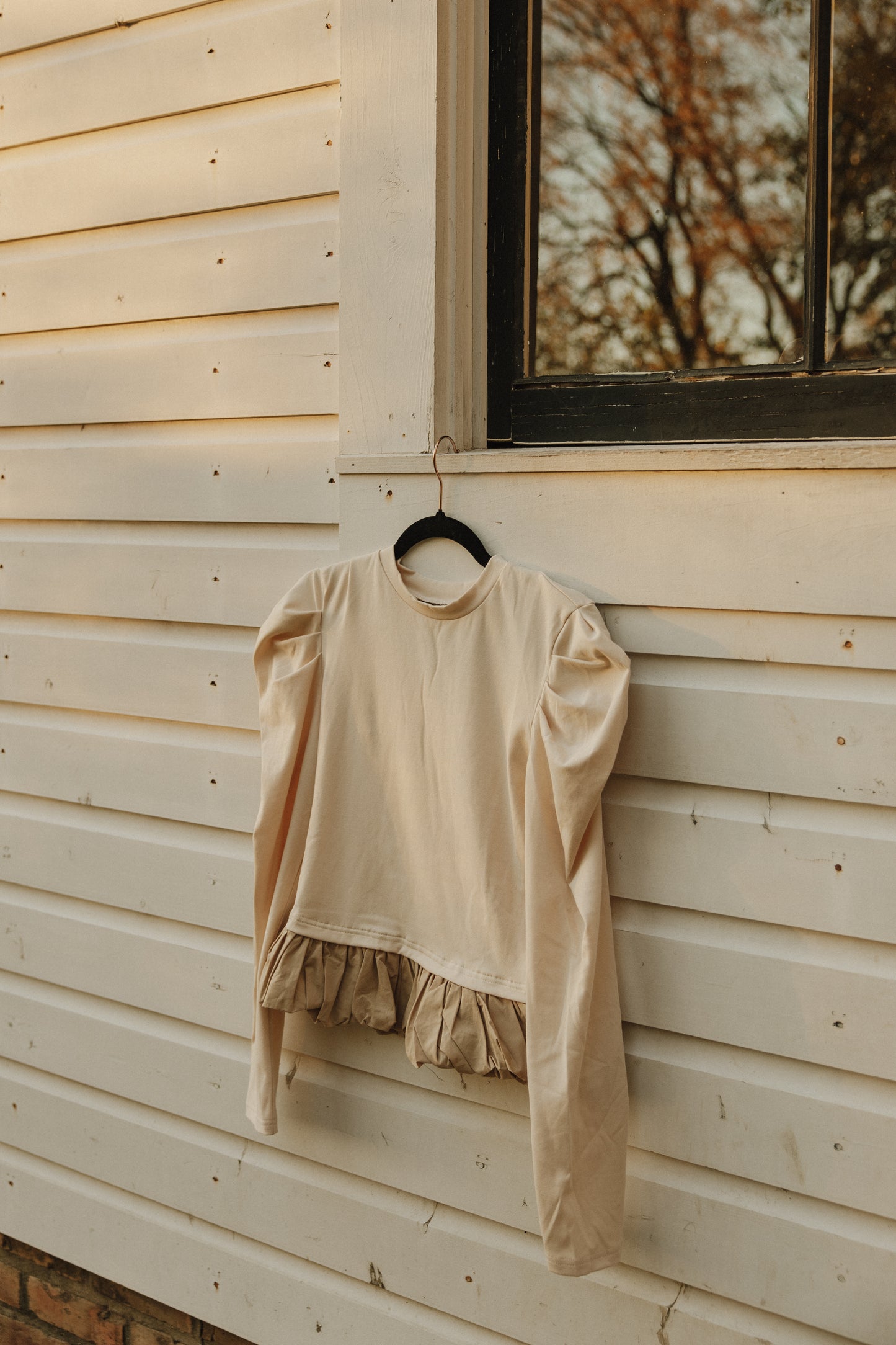 Poplin Hem Top