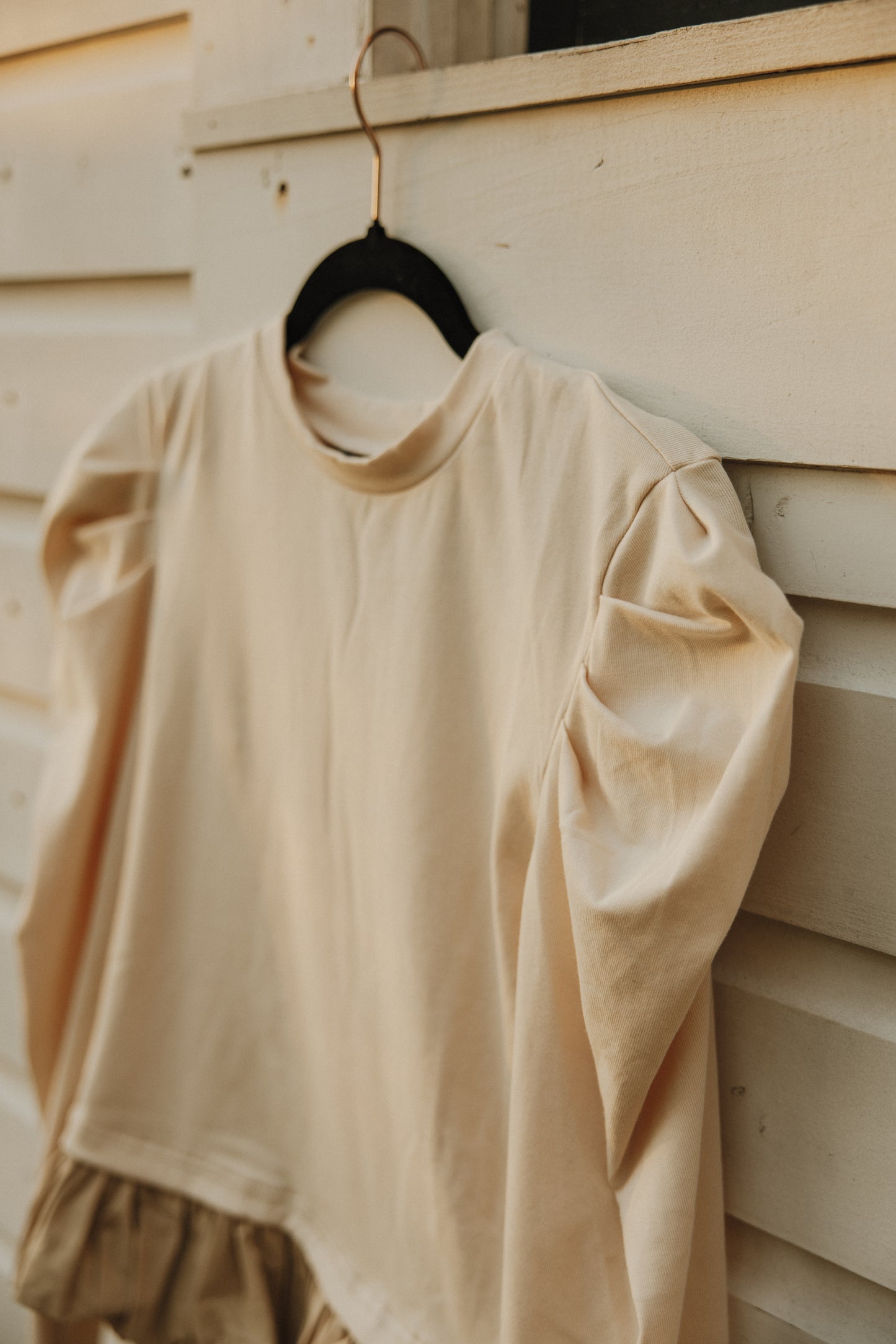 Poplin Hem Top