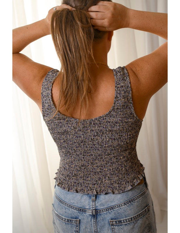 Woven Crop Top