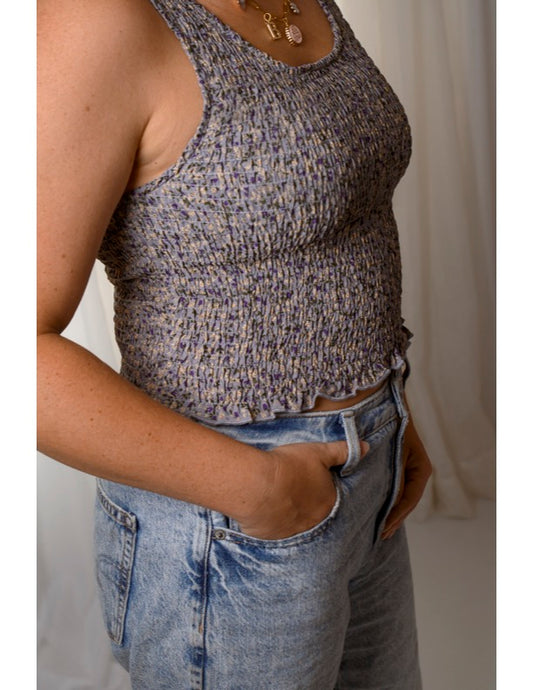 Woven Crop Top